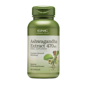 GNC Herbal Plus® Ashwagandha Extract 470 mg