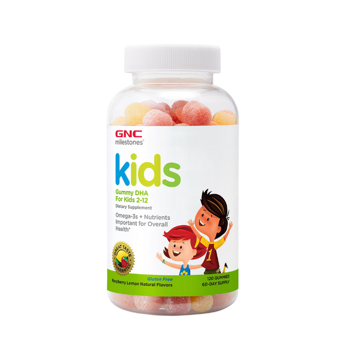 GNC Milestones®Kids Gummy DHA - Para Niños de 2-12 años