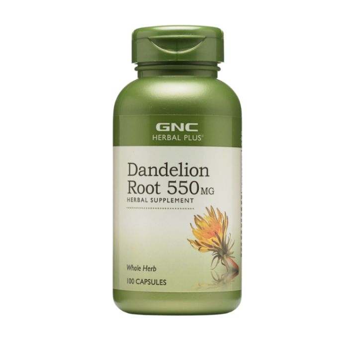 GNC Herbal Plus® Dandelion Root 550 mg