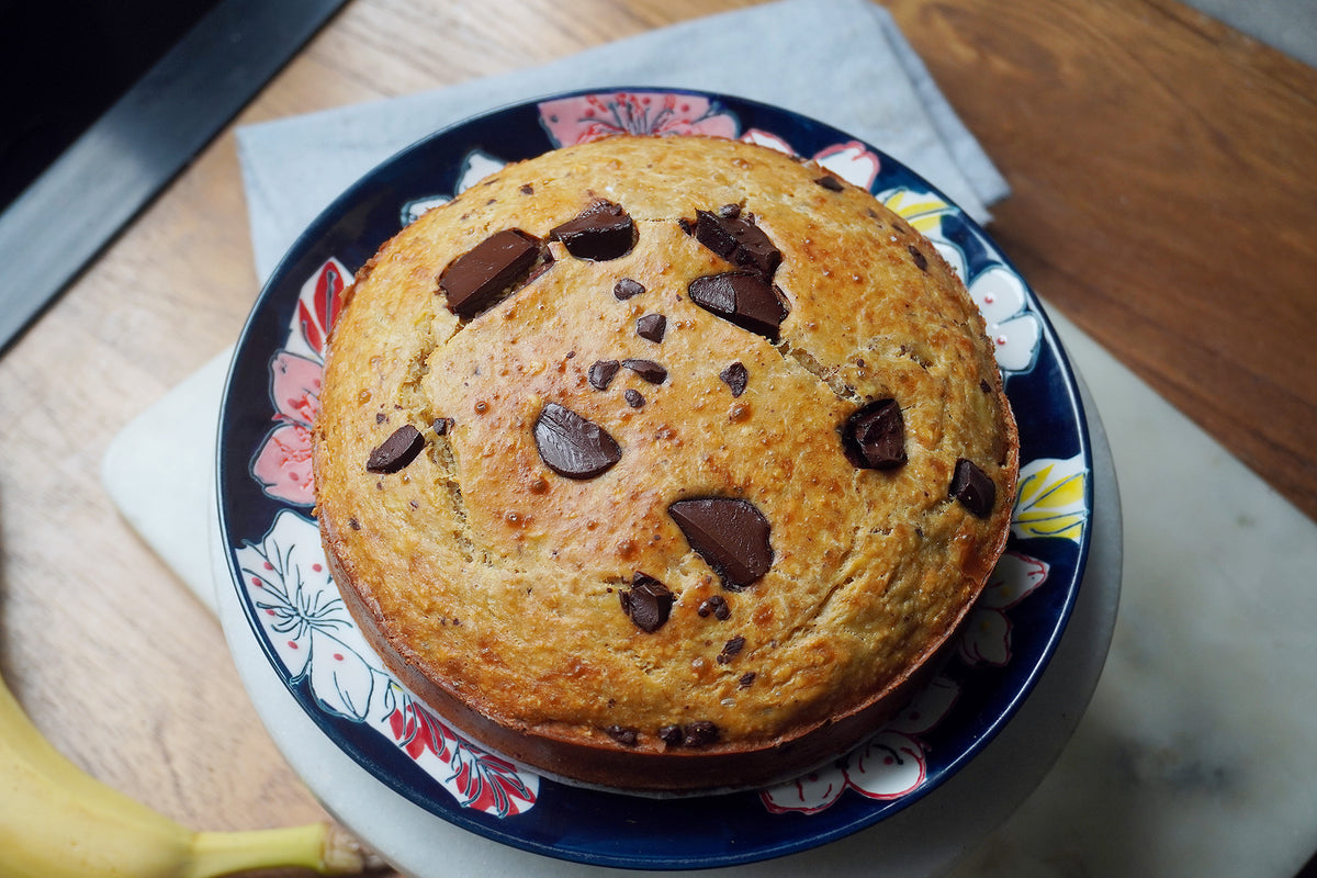 TORTA PROTEICA DE VAINILLA CON CHOCOLATE