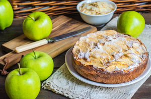 TARTA DE MANZANA SALUDABLE