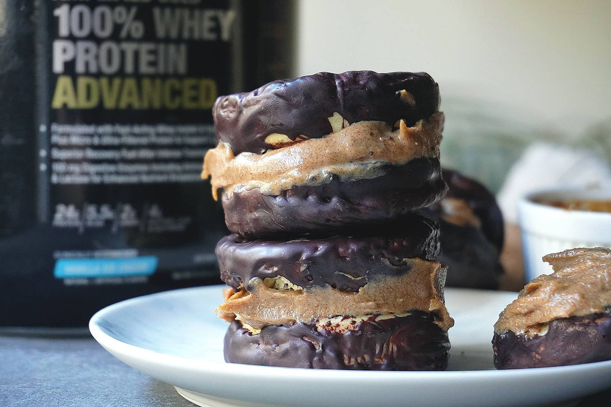 ALFAJORES SALUDABLES BAÑADOS EN CHOCOLATE