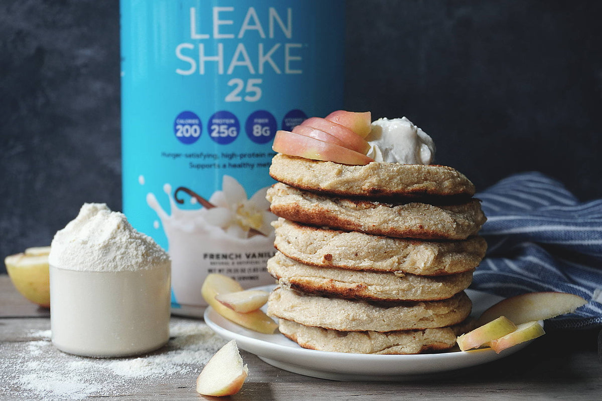 PANCAKES FIT DE MANZANA Y COCO