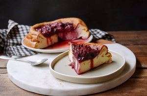 TARTA DE YOGUR CON FRUTOS ROJOS