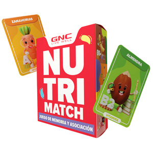 Juego de Memoria y Asociación Nutri Match