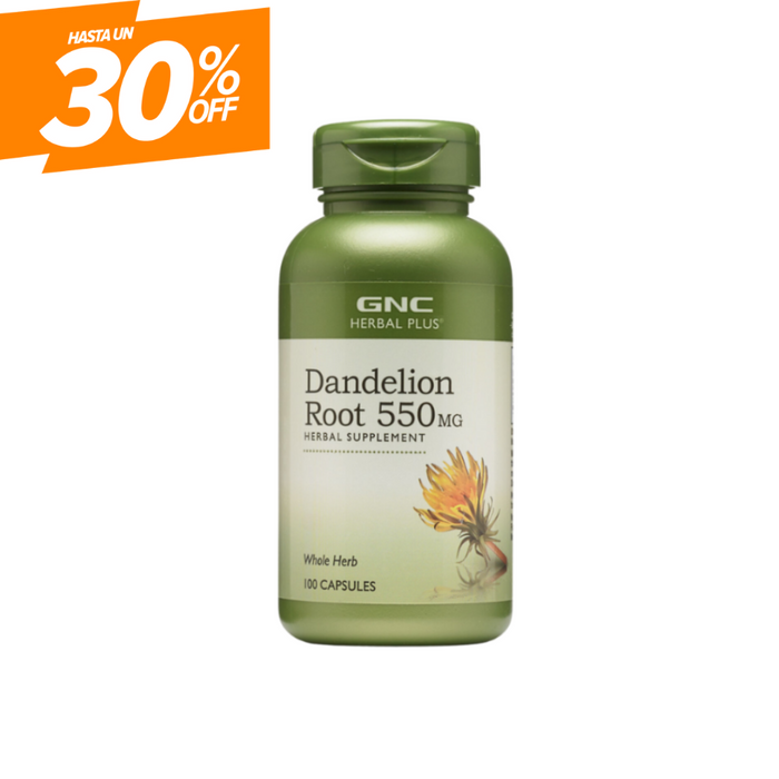 GNC Herbal Plus® Dandelion Root 550 mg