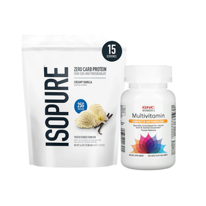 Combo Isopure Creamy Vainilla + Womens Energia & Metabolismo