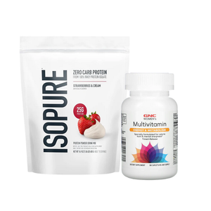Combo Isopure Strawberries & Cream + Womens Energia & Metabolismo