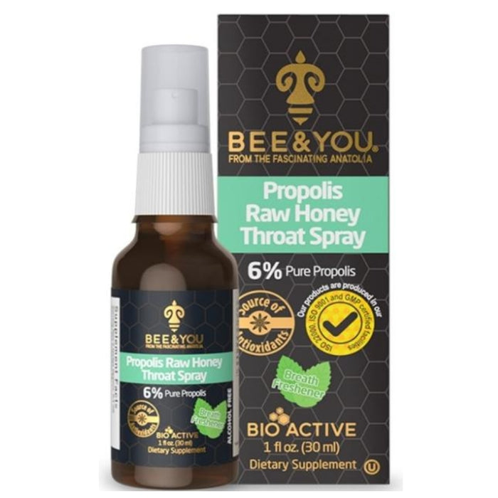 Bee & You Propolis Raw Honey Throat Spray