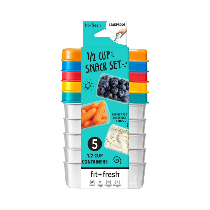 Fit + Fresh Snack Container Set