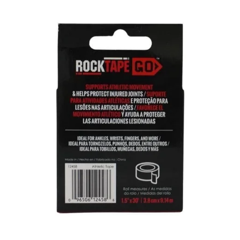 RockTape GO Athletic Tape White