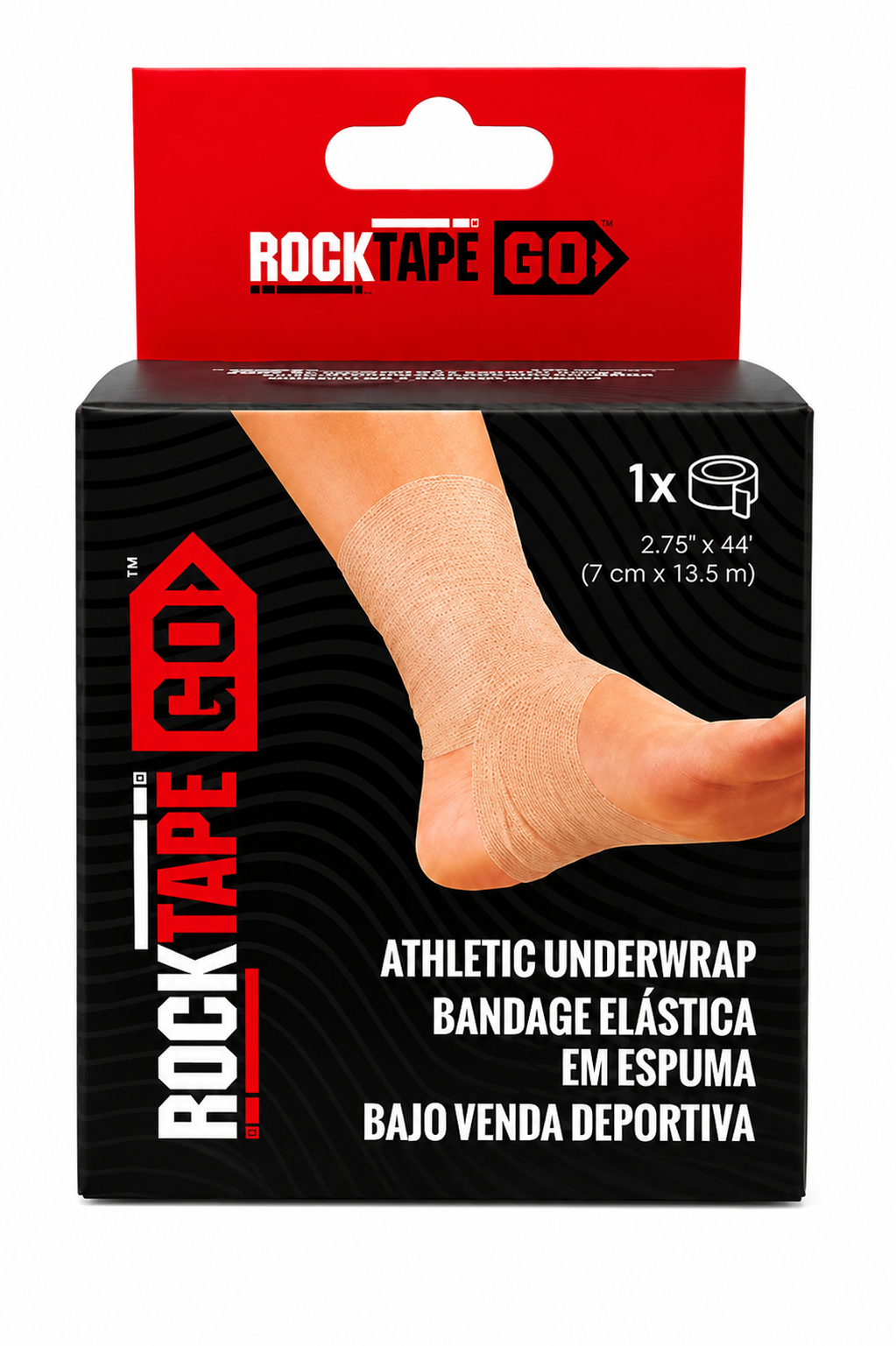 RockTape GO Underwrap Beige 7 cm x 13.5 m