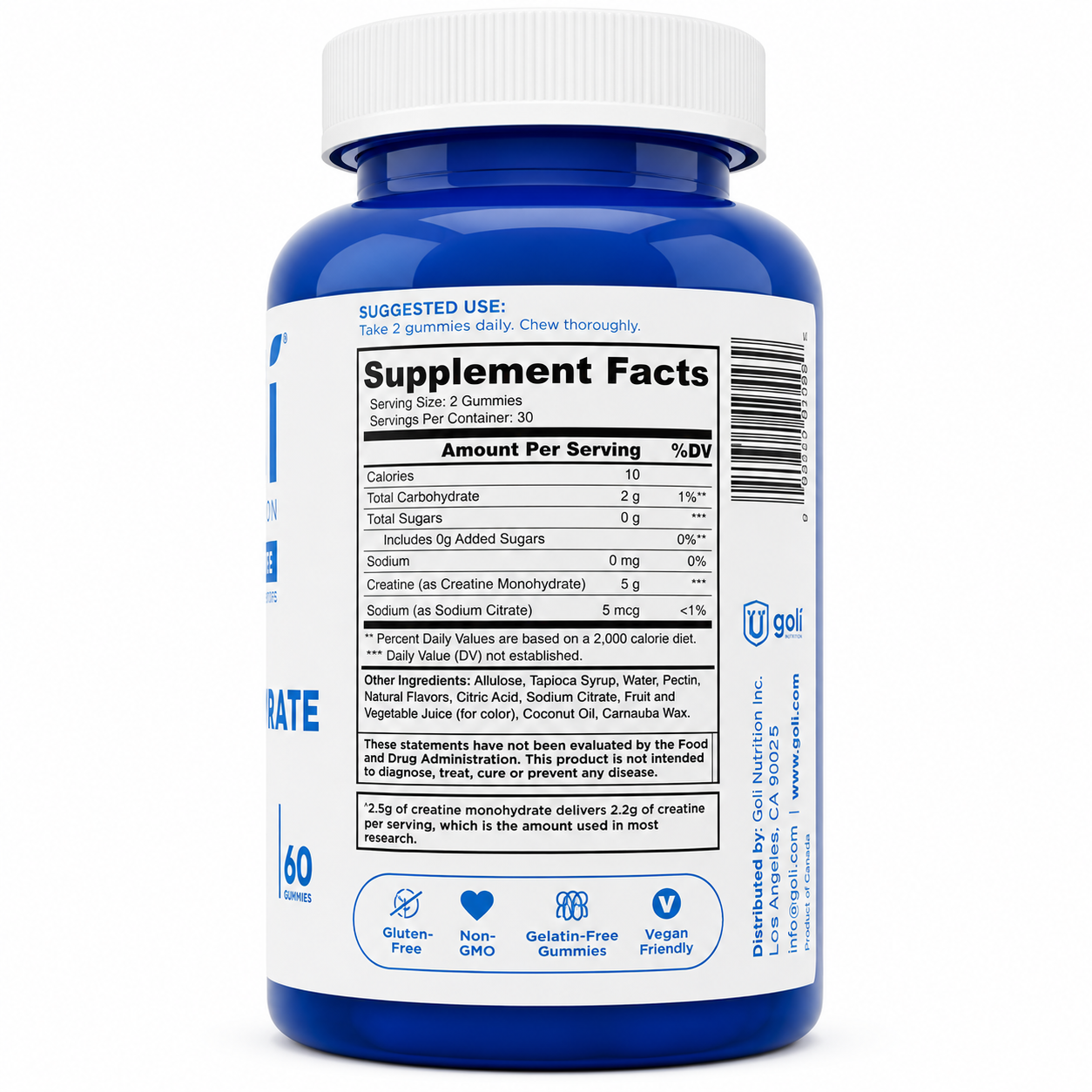 Golí Nutrition Creatina Monohidratada
