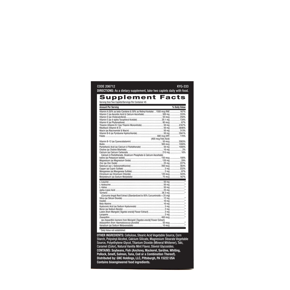 GNC Mega Men® Sport Multivitamin