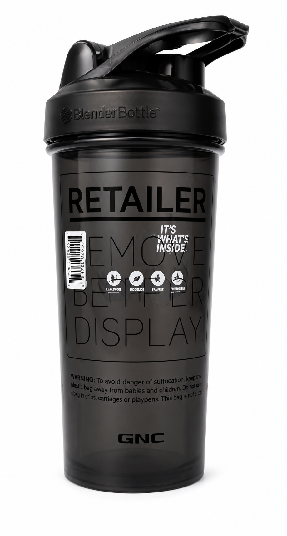 GNC Strada Tritan Black 24 oz