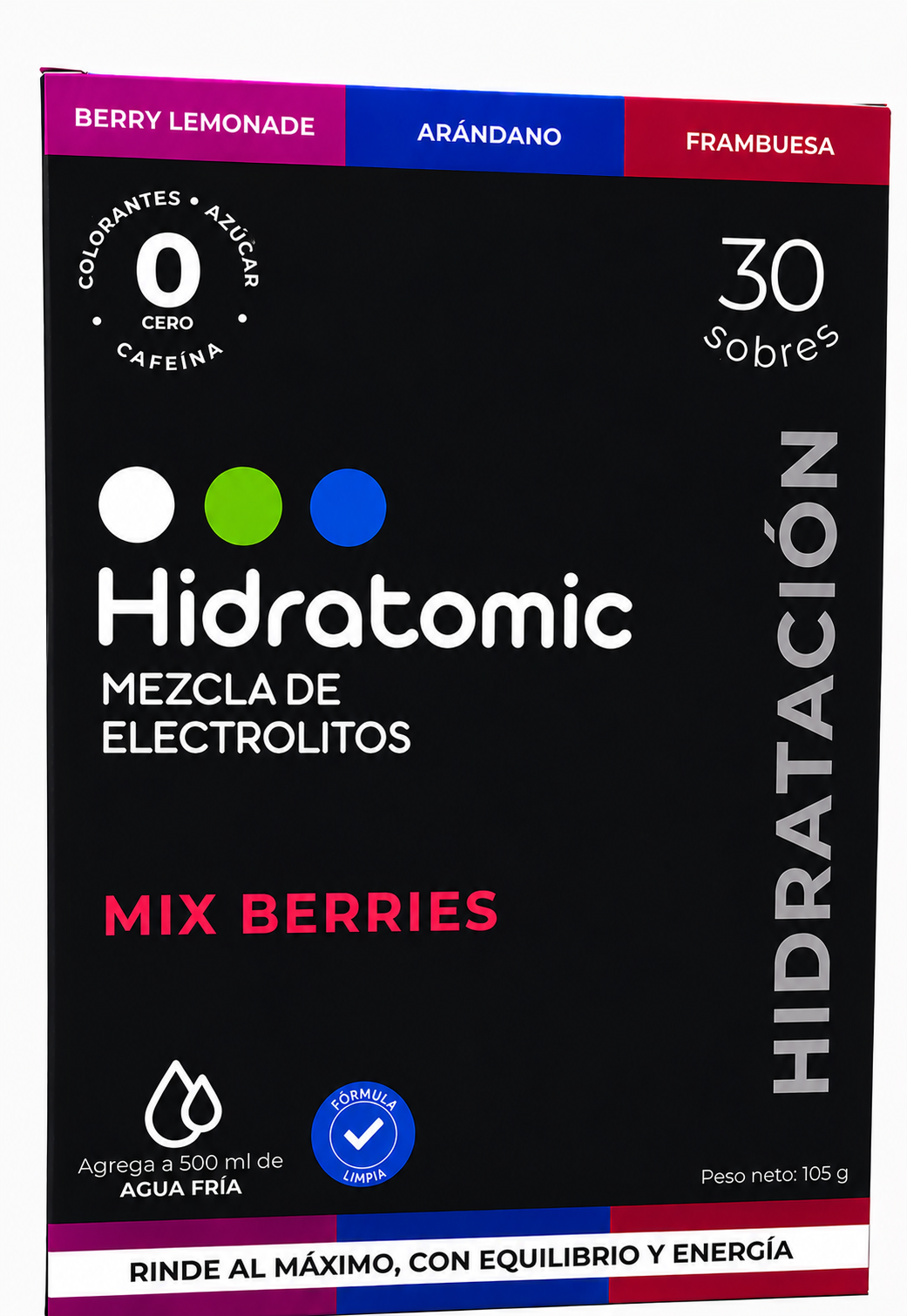 Hidratomic mezcla de electrolitos 30 Sobres