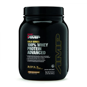 GNC Pro Perfomance AMP® Amplified Gold 100% Whey Protein Advanced