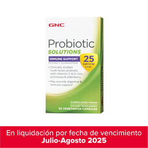 GNC Probiotic Solutions Inmune Support 25 Billion CFU's