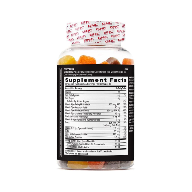 GNC Mega Men Multivitaminico + Omega 3