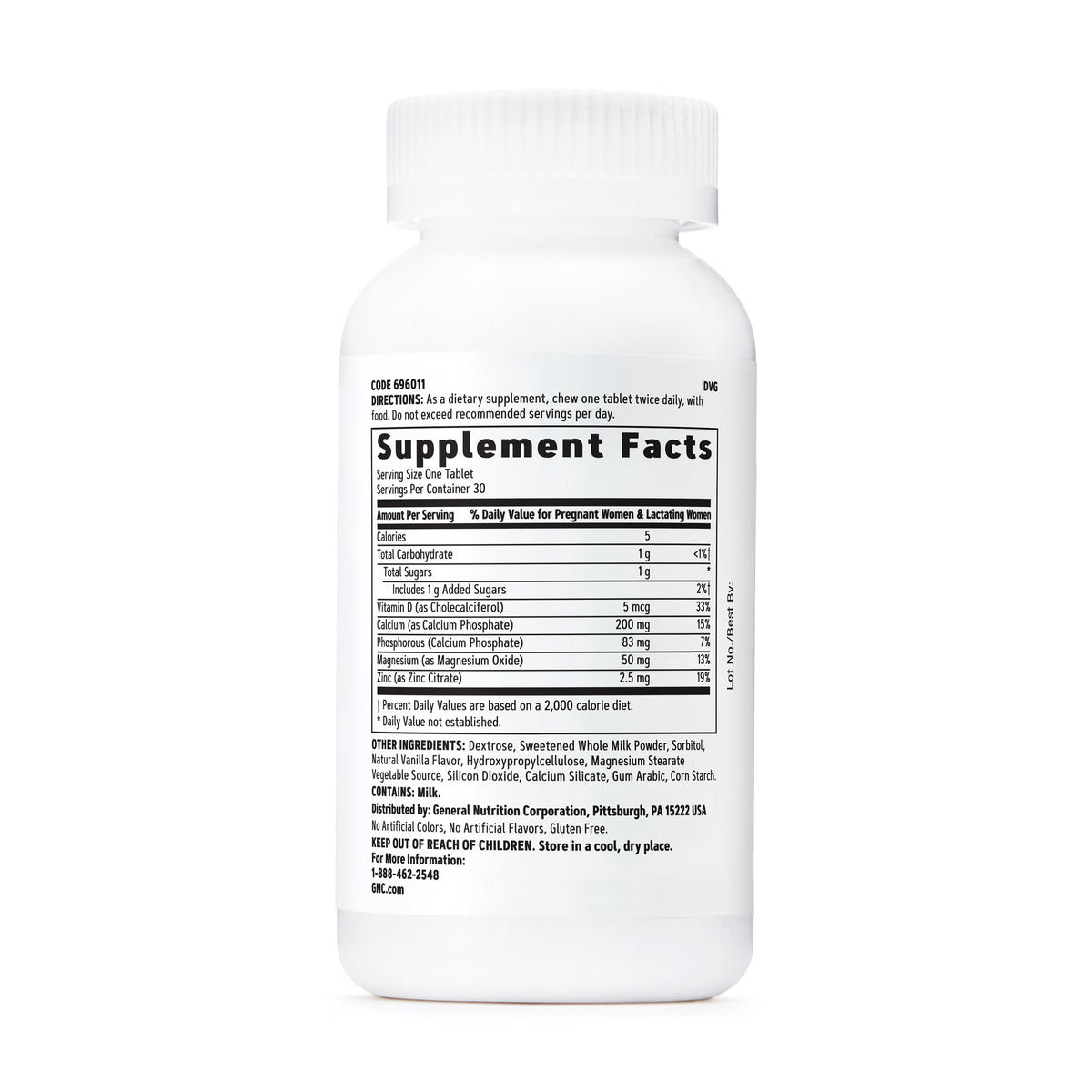 GNC Milk Calcium Prenatal