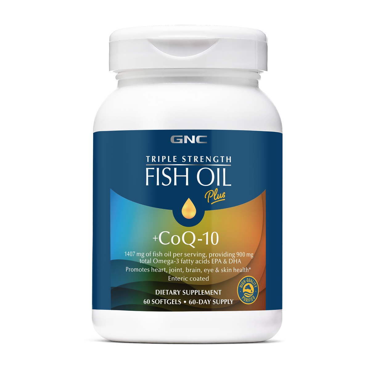 GNC Triple Strength Fish Oil + CoQ-10