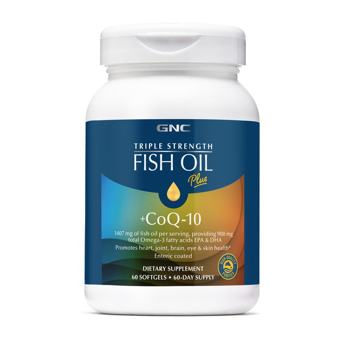 GNC Triple Strength Fish Oil + CoQ-10