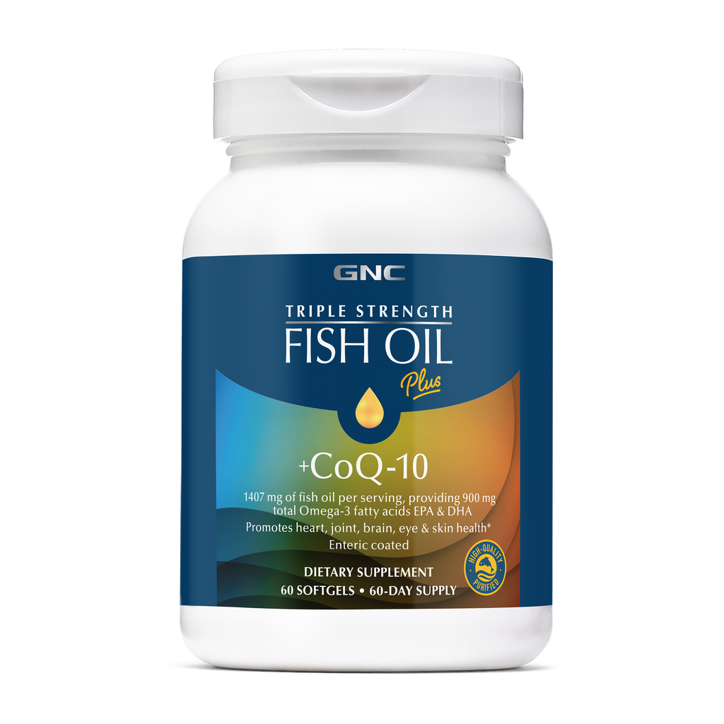 GNC Triple Strength Fish Oil + CoQ-10