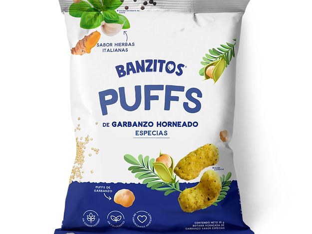 Banzitos Puffs de Garbanzo Horneado