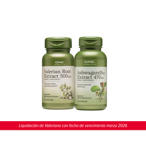 GNC Herbal Plus® Ashwagandha Extract + Valerian Root