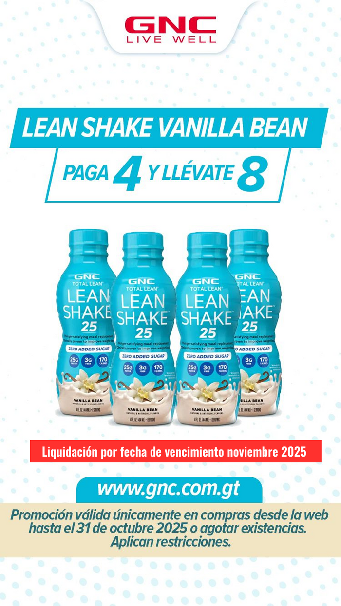 GNC Total Lean Shake Paga 4, llévate 8