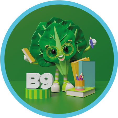 espinaca vitamina B9