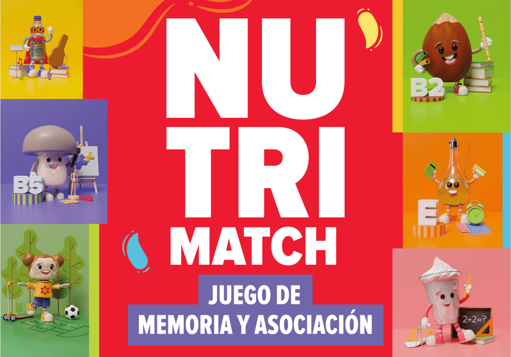 nutrimatch juegos de memoria y asociacion