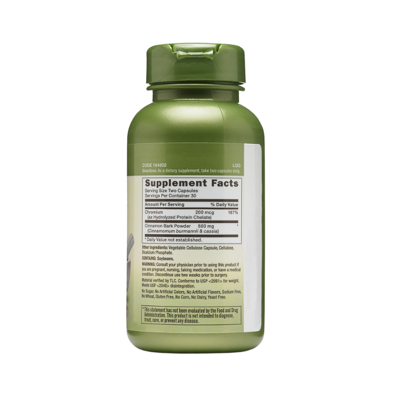 GNC Herbal Plus® Cinnamon & Chromium