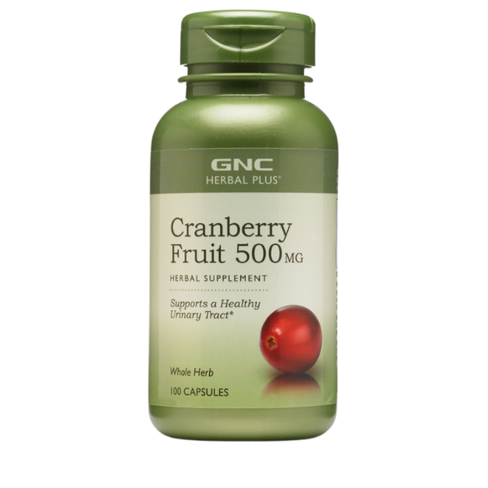 GNC Herbal Plus® Cranberry Fruit 500 mg