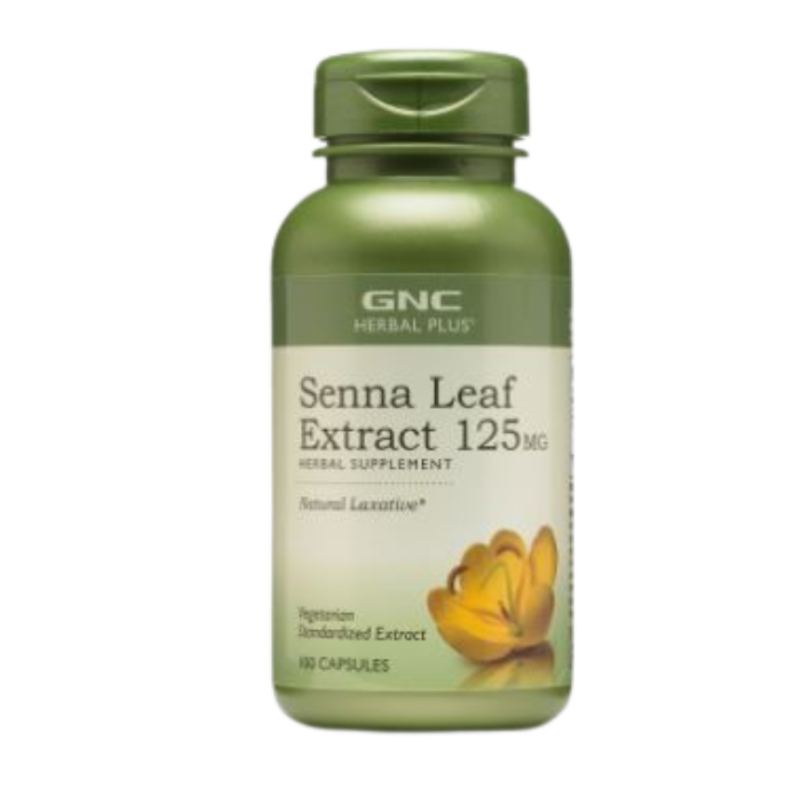 GNC  Herbal Plus® Senna Leaf Extract 125 mg