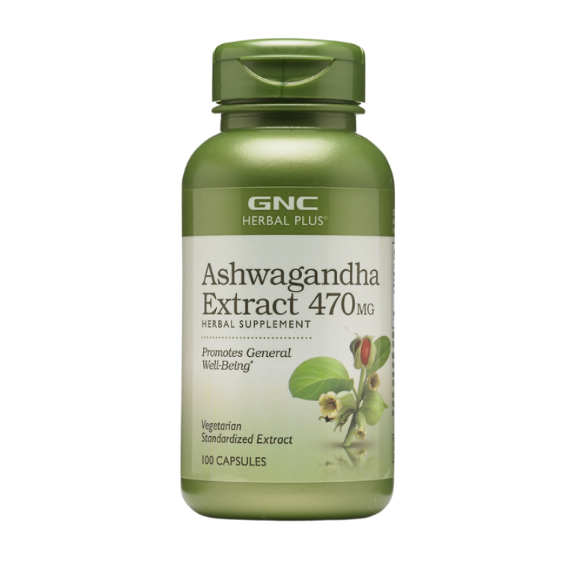 GNC Herbal Plus® Ashwagandha Extract 470 mg