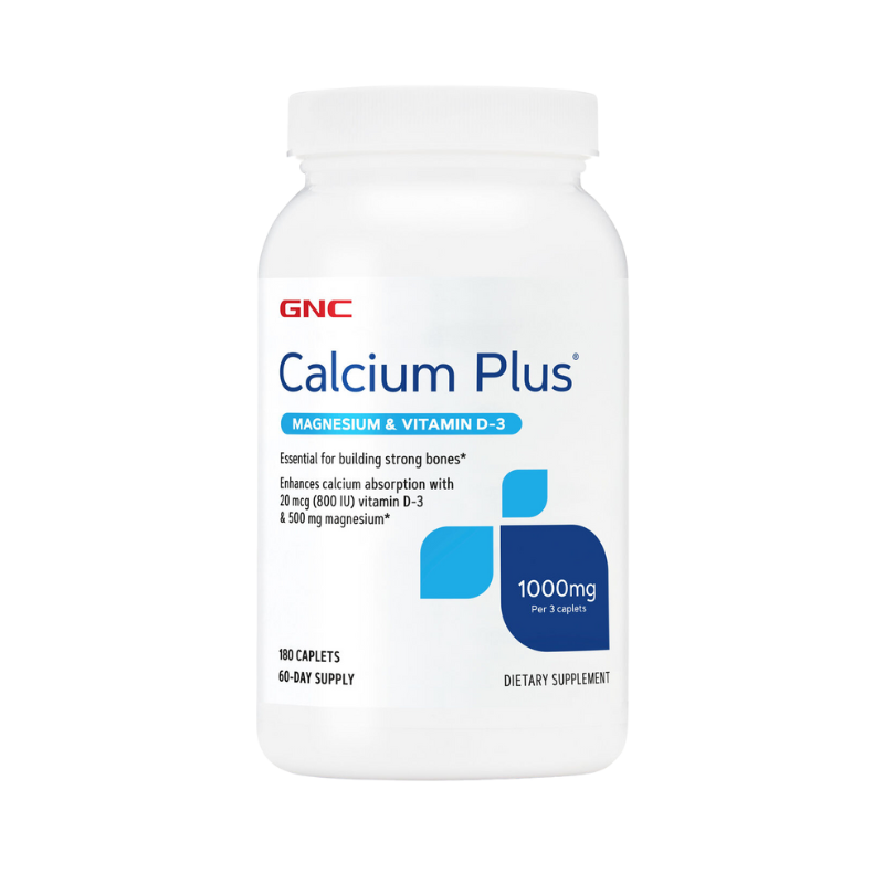 GNC Calcium Plus Magnesium & Vitamin D-3 1000 mg