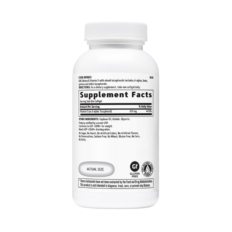 GNC Vitamin E-1000 IU