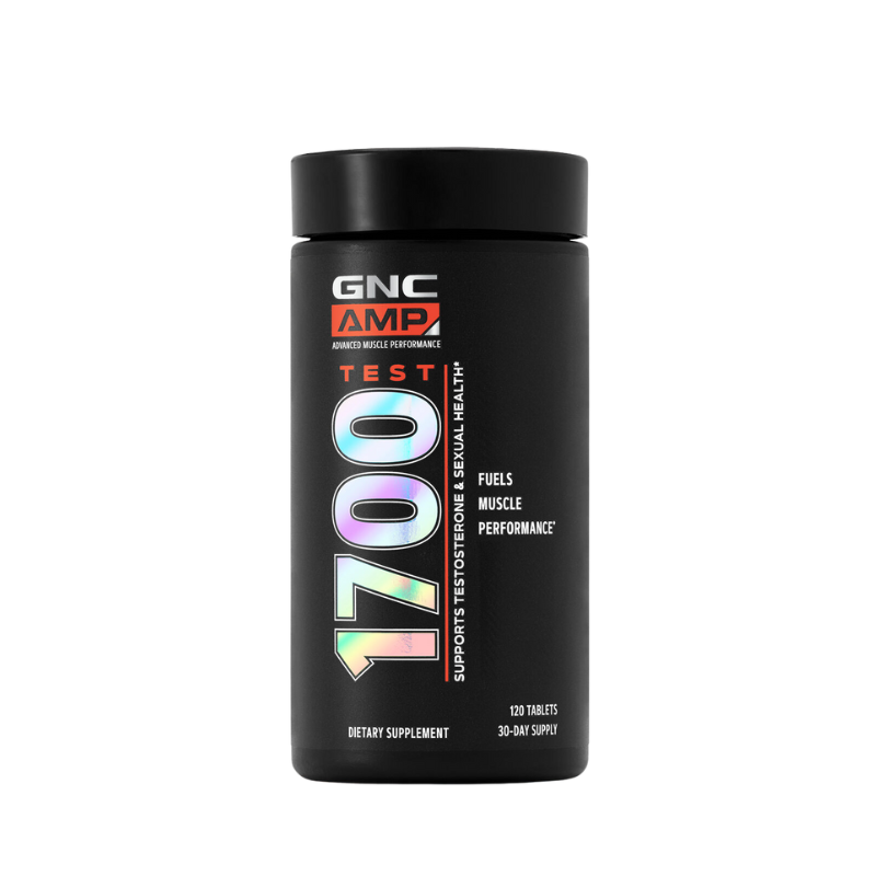 GNC AMP Test 1700 Testosterone Support Supplement