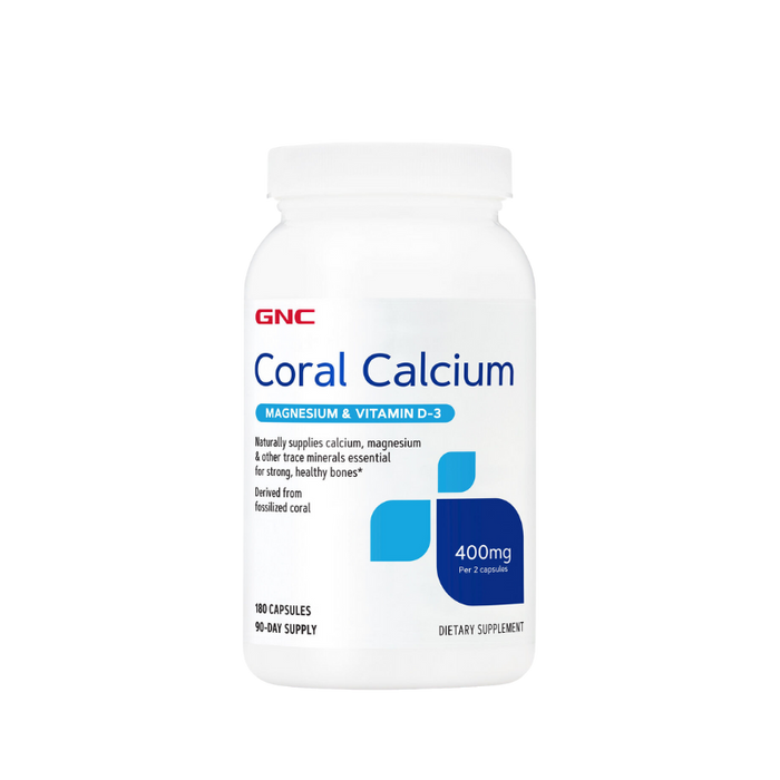 GNC Coral Calcium - Magnesium & Vitamin D-3 400 mg