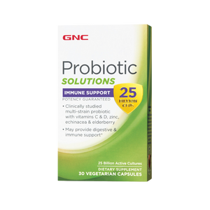 GNC Probiotic Solutions Inmune Support 25 Billion CFU's