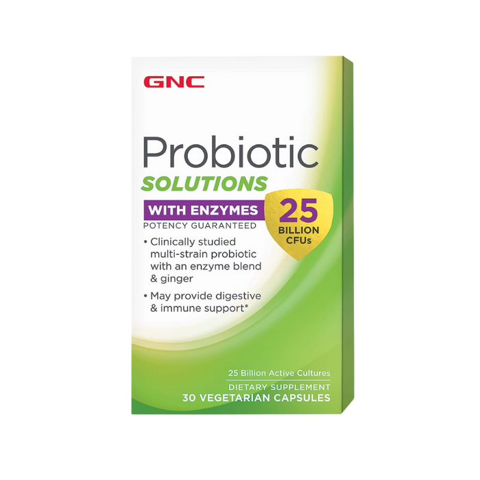 GNC Probiotic Solutions with Enzymes 25 Billion CFU's