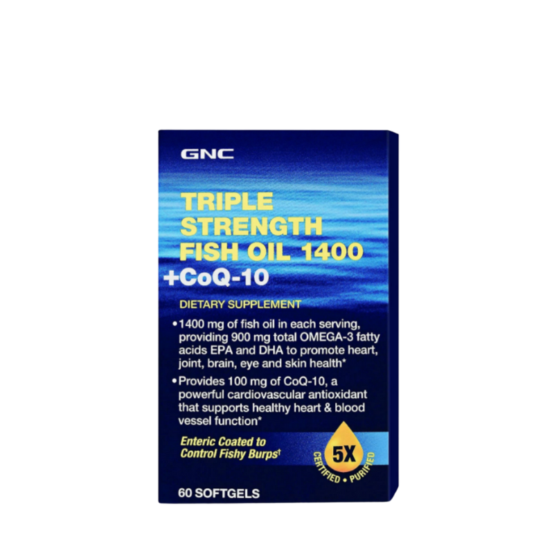GNC Triple Strength Fish Oil + CoQ-10