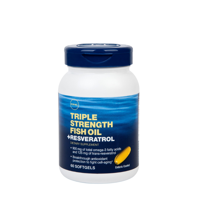 GNC Triple Strength Fish Oil Plus +Resveratrol