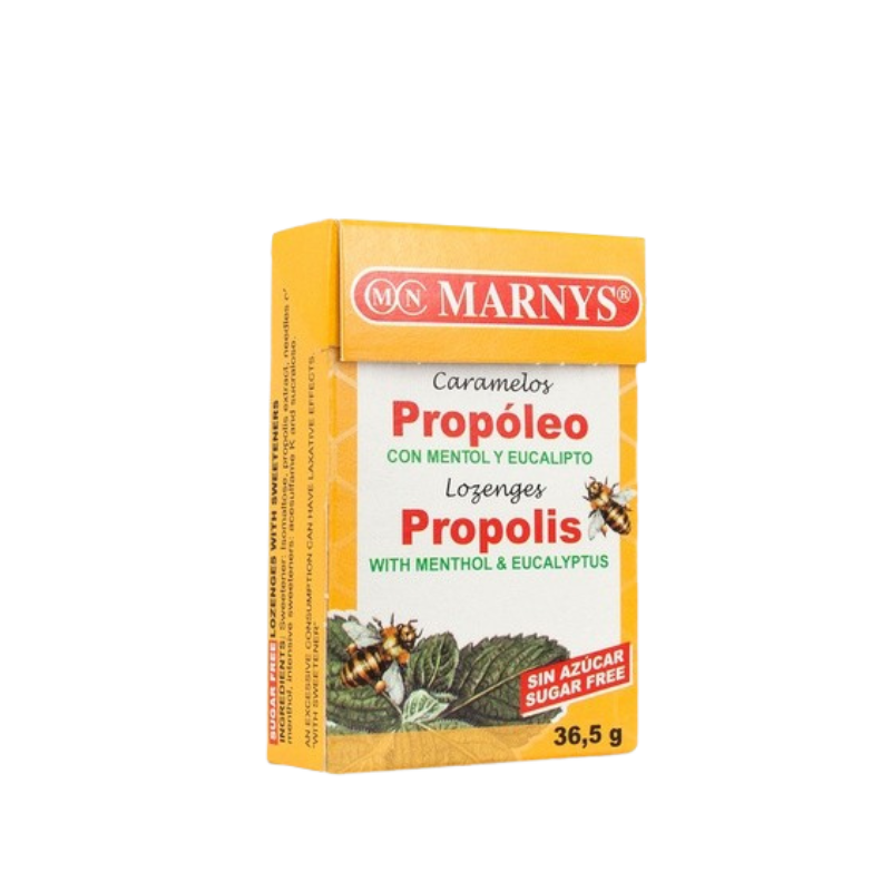 Marnys® Caramelos  Propóleo con Mentol y Eucalipto - Sin Azúcar
