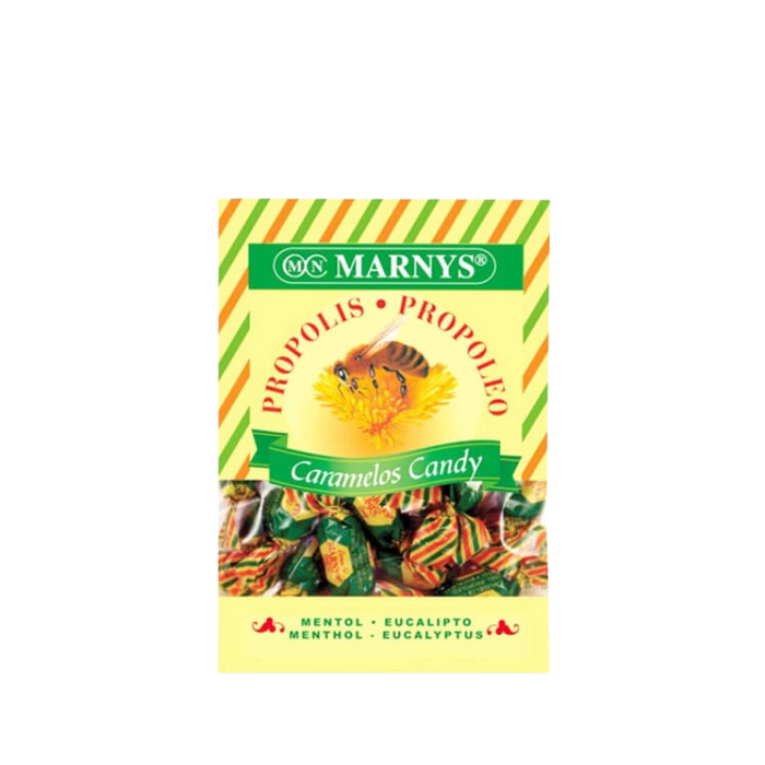 Marnys® Caramelos Propoleo Con Miel, Mentol y Eucalipto 60 g