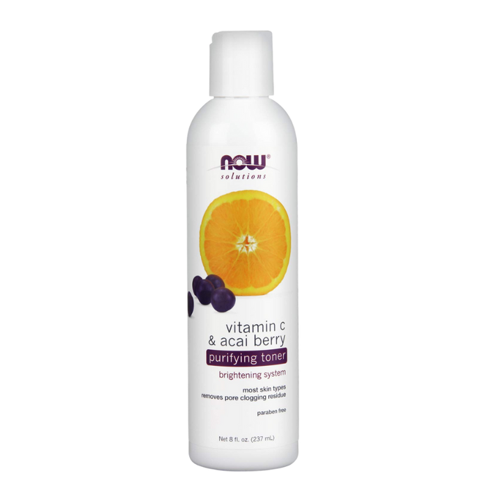 Now® Solutions - Purifying Toner Vitamin C & Acai Berry 8 Oz.