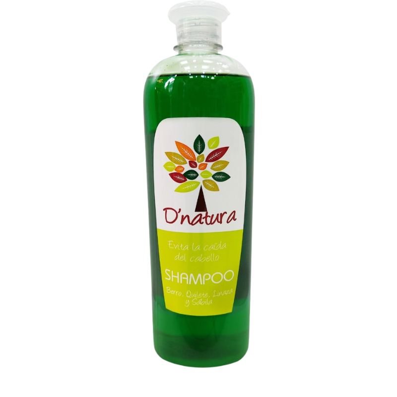 Quinfica D'Natura Shampoo - Berro, Quilete, Linaza y Sábila 1 lt.