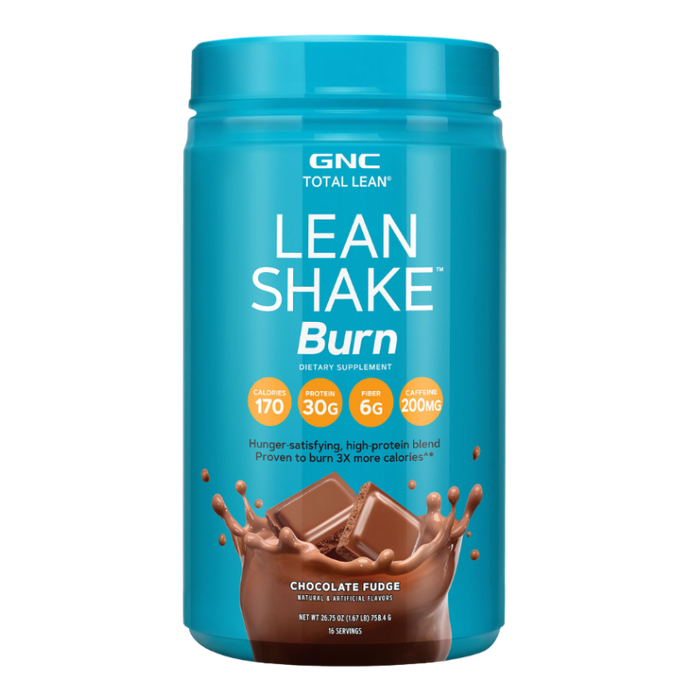 GNC Total Lean® Lean Shake™ Burn Chocolate Fudge