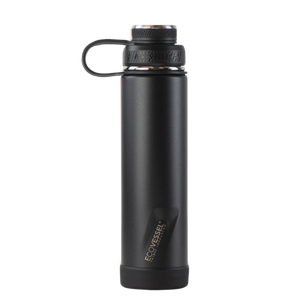 Ecovessel Boulder Insulated Stainless Steel Bottle 24 Oz. - Black Shadow